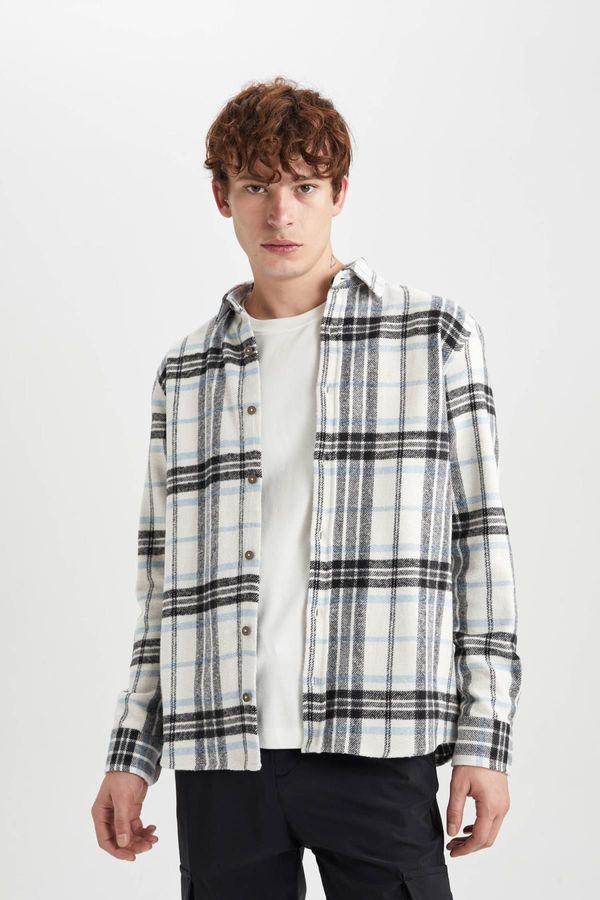 DEFACTO DEFACTO Regular Fit Checkered Lumberjack Long Sleeve Shirt