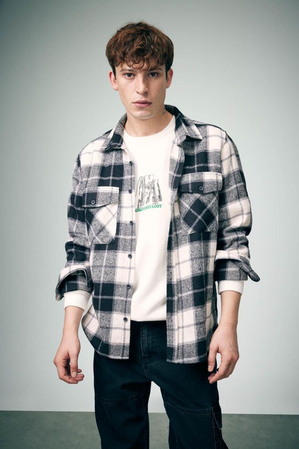 DEFACTO DEFACTO Regular Fit Checkered Lumberjack Long Sleeve Shirt