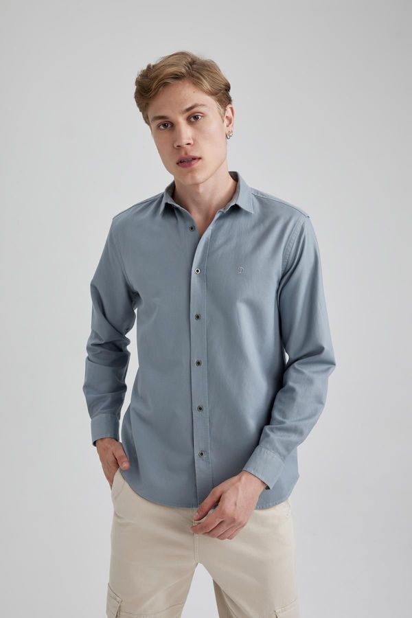 DEFACTO DEFACTO Regular Fit Cotton Long Sleeve Shirt