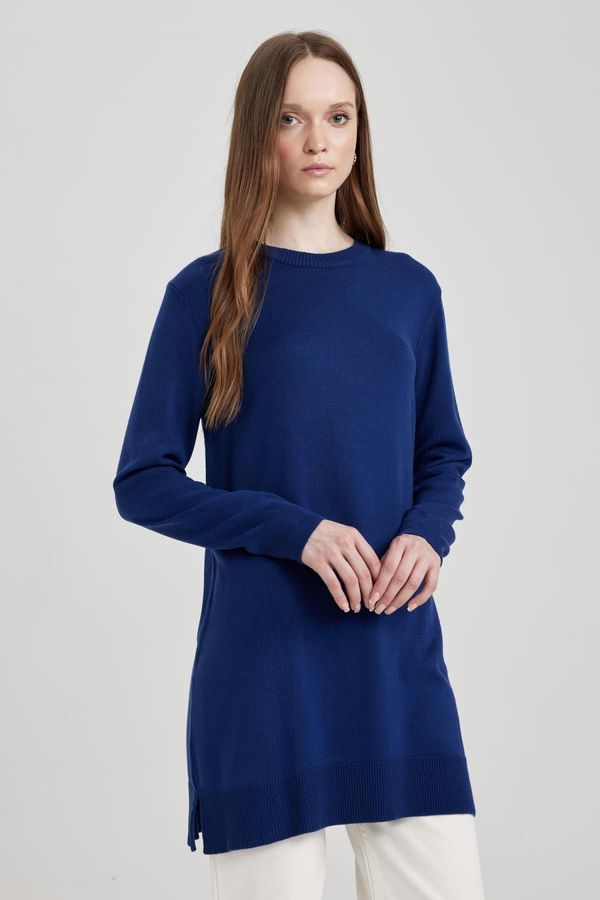 DEFACTO DEFACTO Regular Fit Crew Neck Tunic