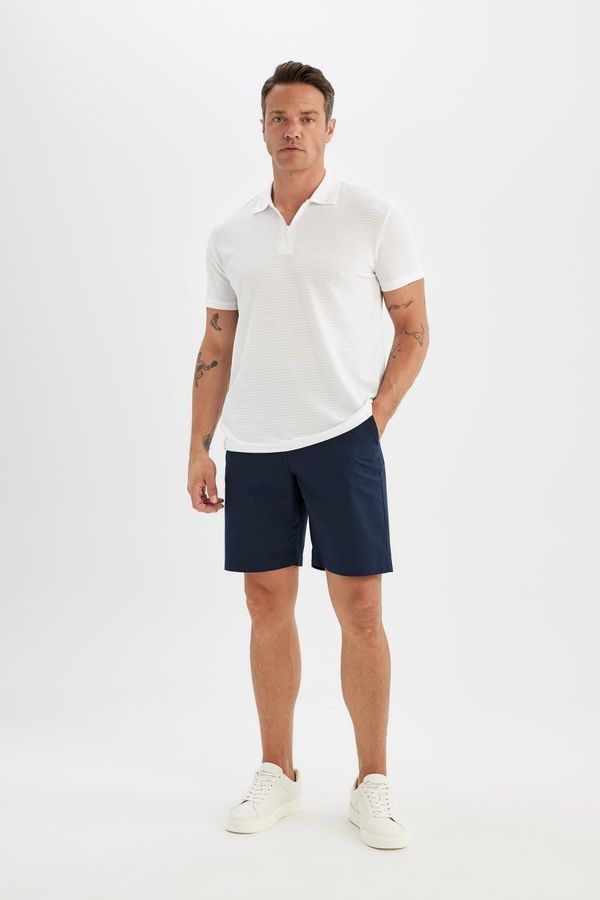 DEFACTO DEFACTO Regular Fit Gabardine Bermuda Shorts