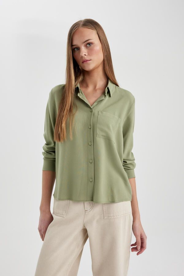 DEFACTO DEFACTO Regular Fit Long Sleeve Basic Shirt