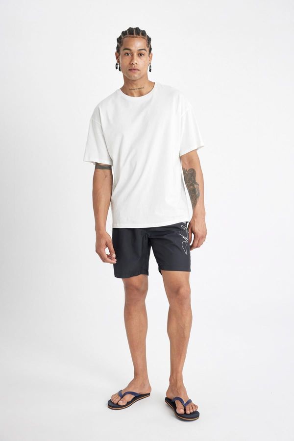 DEFACTO DEFACTO Regular Fit Mesh Lined Short Swim Shorts