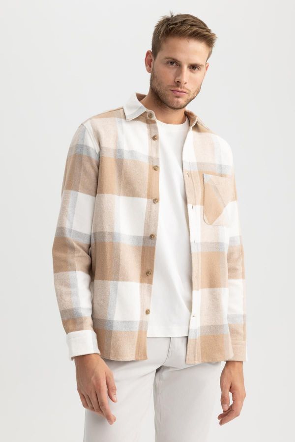 DEFACTO DEFACTO Regular Fit Plaid Lumberjack Long Sleeve Shirt