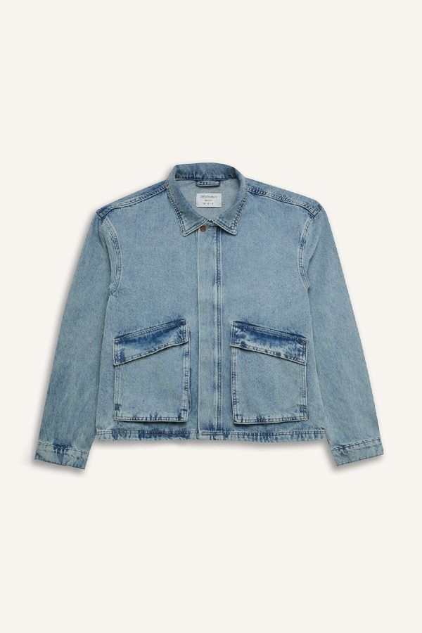 DEFACTO DEFACTO Regular Fit Pocket Jean Jacket