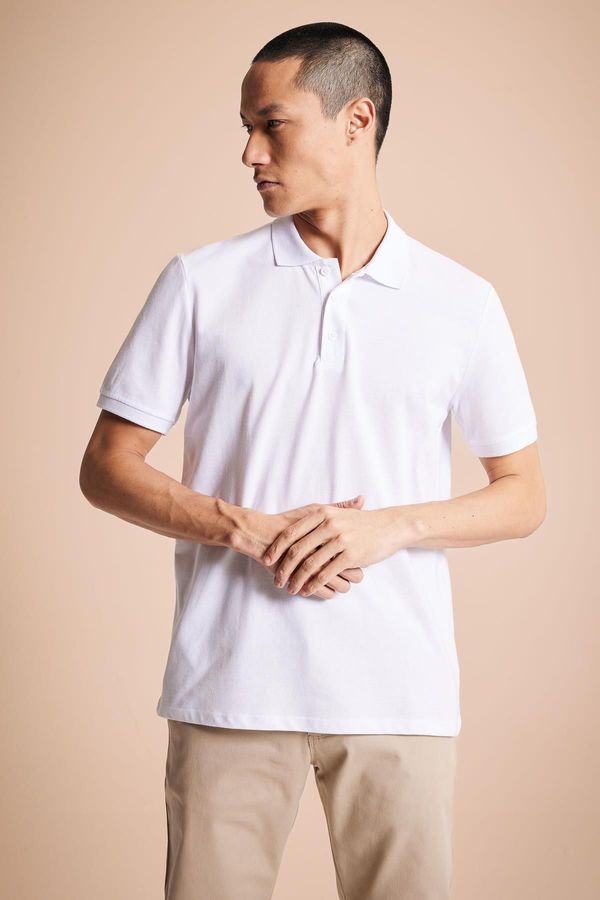 DEFACTO DEFACTO Regular Fit Short Sleeve 100 Cotton Polo T-Shirt