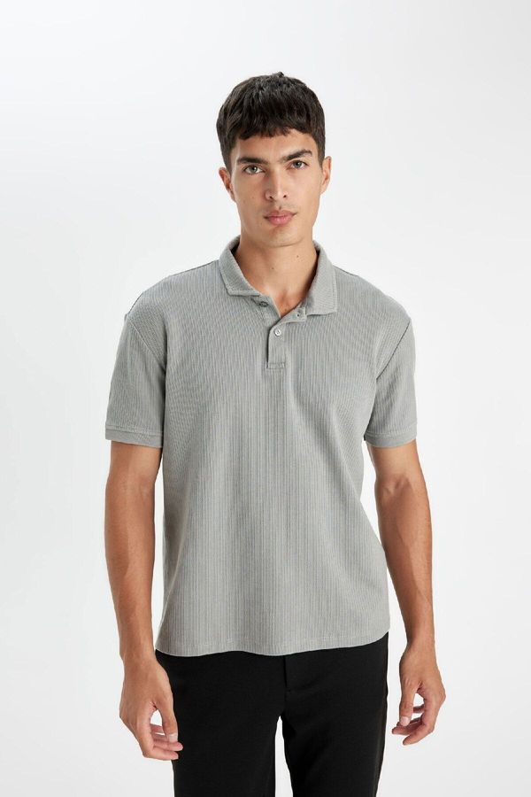 DEFACTO DEFACTO Regular Fit Short Sleeve Polo Shirt D4814AX24SM