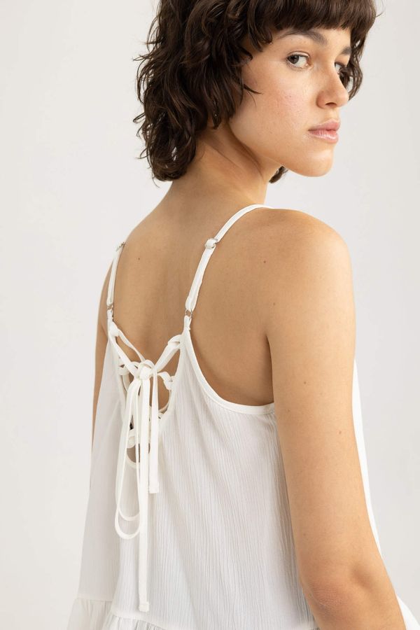 DEFACTO DEFACTO Regular Fit Strappy Sleeveless Blouse