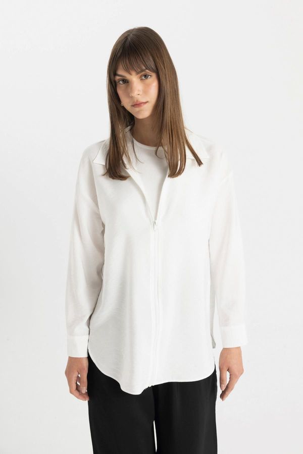 DEFACTO DEFACTO Relax Fit Long Sleeve Shirt Tunic