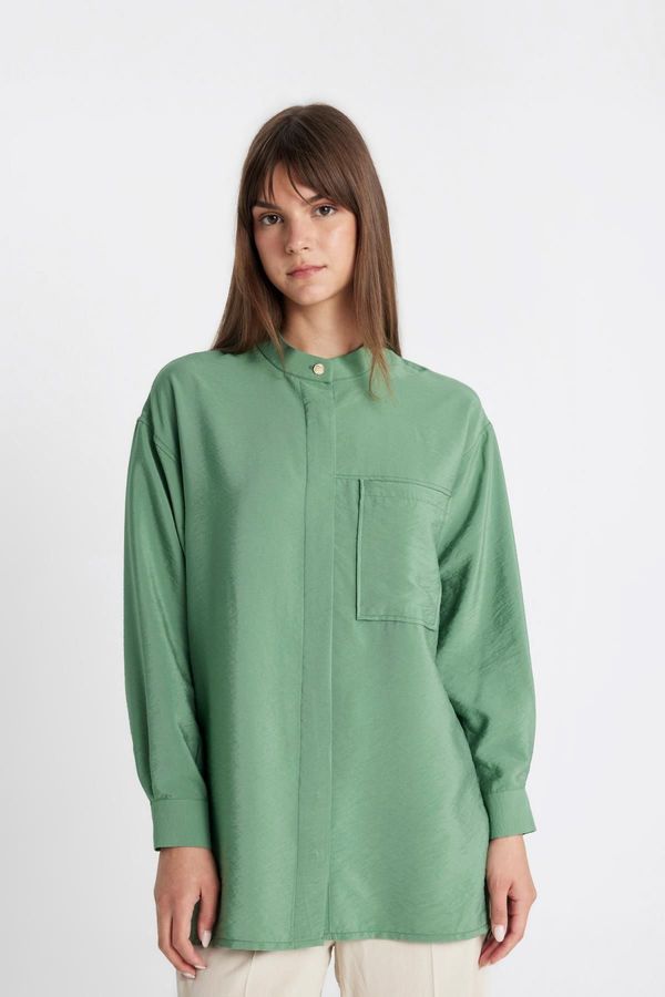 DEFACTO DEFACTO Relax Fit Long Sleeve Shirt Tunic