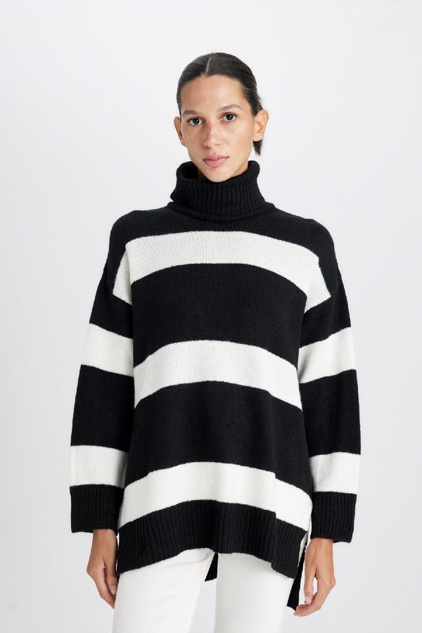 DEFACTO DEFACTO Relax Fit Turtleneck Tunic