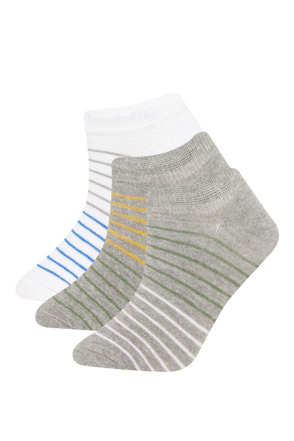 DEFACTO DEFACTO Size 3-Pack Cotton Ankle Socks