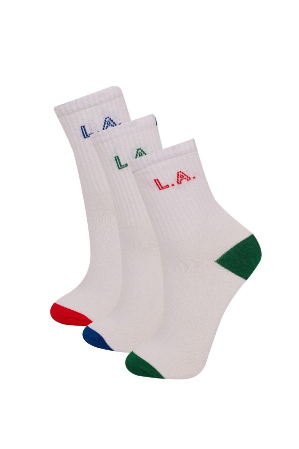 DEFACTO DEFACTO Size 3-Pack Cotton Long Socks