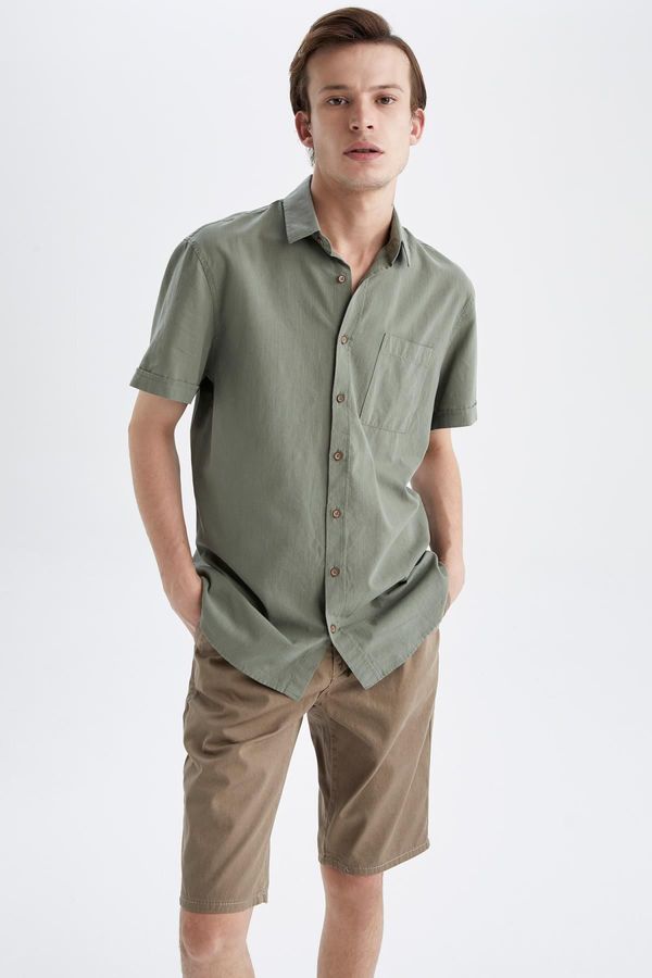 DEFACTO DEFACTO Slim Fit Basic Short Sleeve Shirt