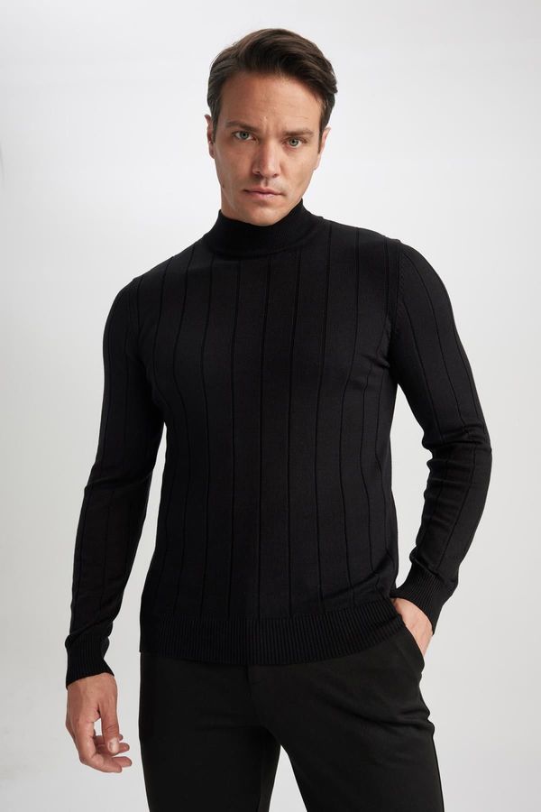 DEFACTO DEFACTO Slim Fit Valentine Half Turtleneck Sweater