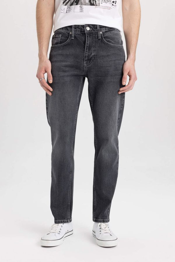 DEFACTO DEFACTO Slim Tapered Fit Normal Waist Tapered Leg Jeans