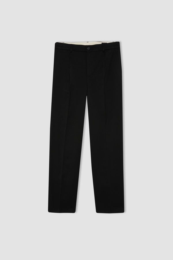 DEFACTO DEFACTO Straight Fit Normal Mold Normal Waist Pipe Leg Trousers