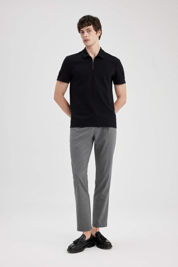 DEFACTO DEFACTO Tailored Regular Fit Straight Leg Trousers