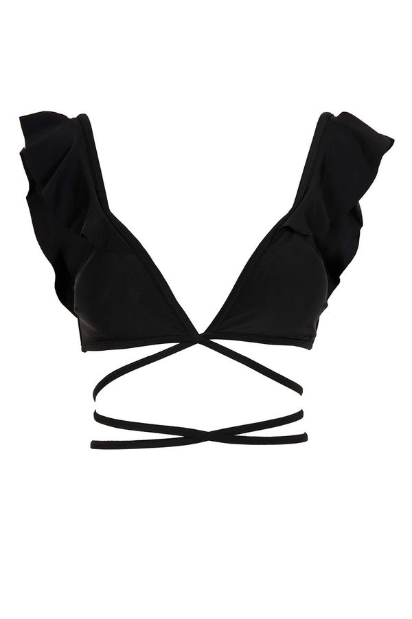 DEFACTO DEFACTO Tie Detailed Triangle Bikini Top