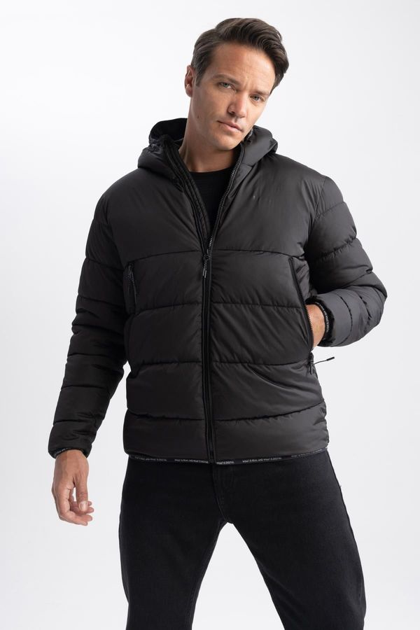 DEFACTO DEFACTO Water Repellent Regular Fit Hooded Puffer Down Coat