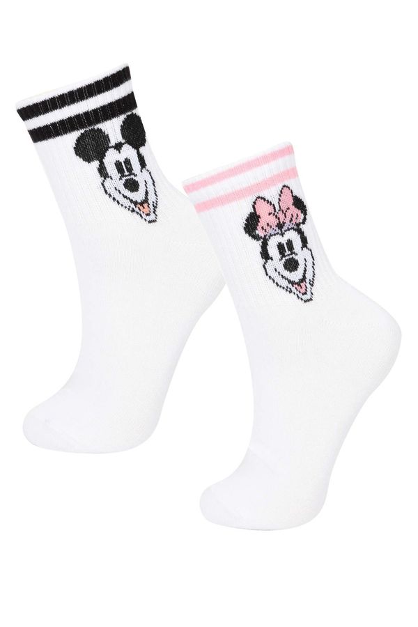DEFACTO DEFACTO Woman Mickey & Minnie Licensed 2 piece Short Socks
