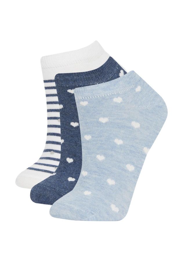 DEFACTO DEFACTO Women's 3-Pack Cotton Ankle Socks