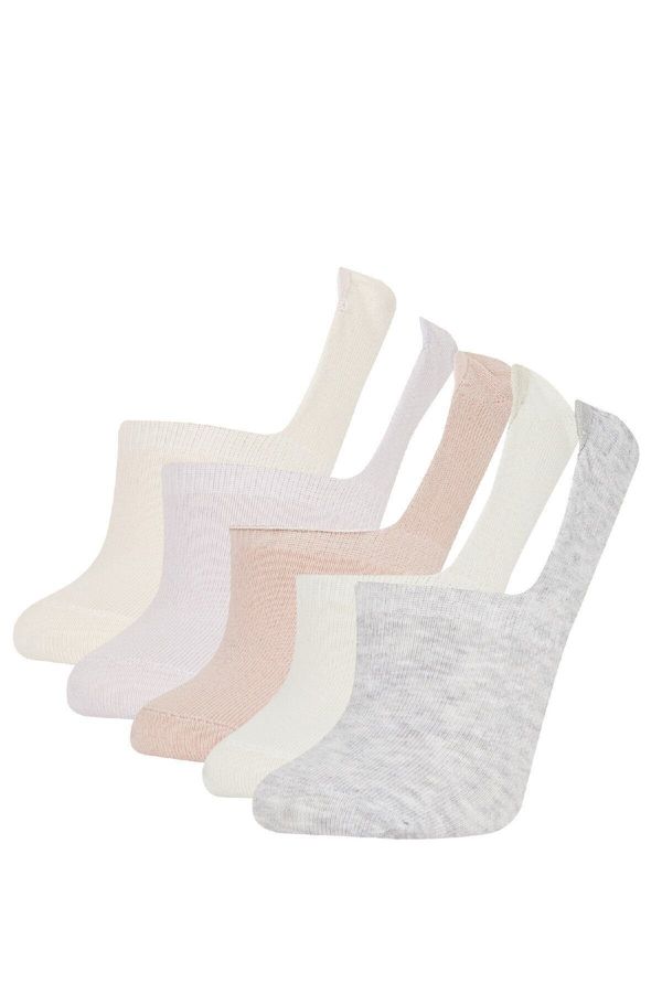 DEFACTO DEFACTO Women's 5-Pack Cotton Ballerina Socks