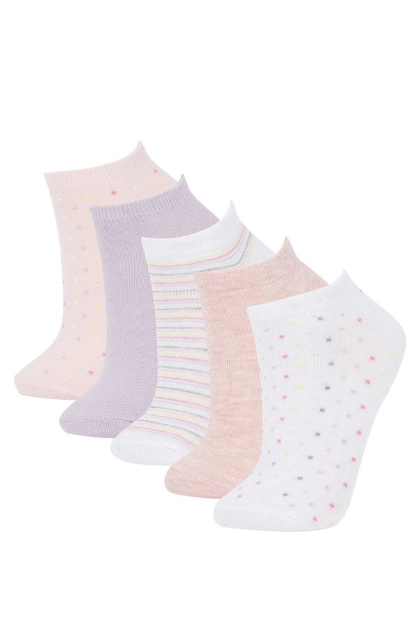 DEFACTO DEFACTO Women's Cotton 5 Pack Short Socks