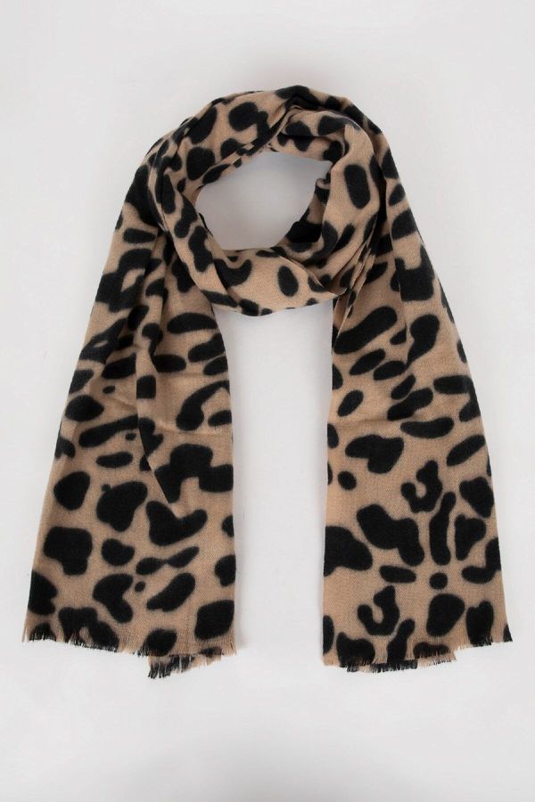 DEFACTO DEFACTO Women's Leopard Print Scarf