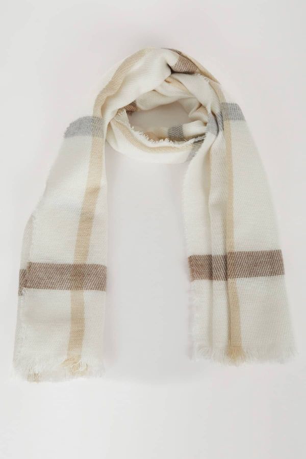 DEFACTO DEFACTO Women's Plaid Patterned Scarf