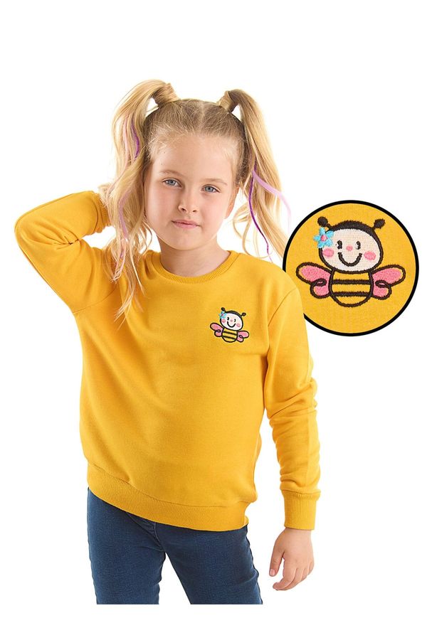 Denokids Denokids Ari Girl Yellow Sweatshirt