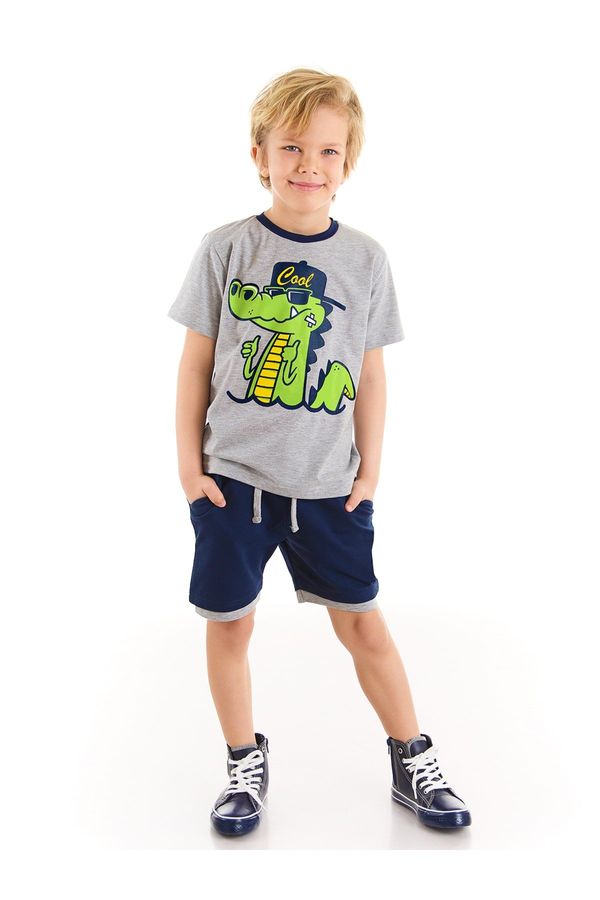 Denokids Denokids Best friend Crocodile Boys T-shirt Shorts Set