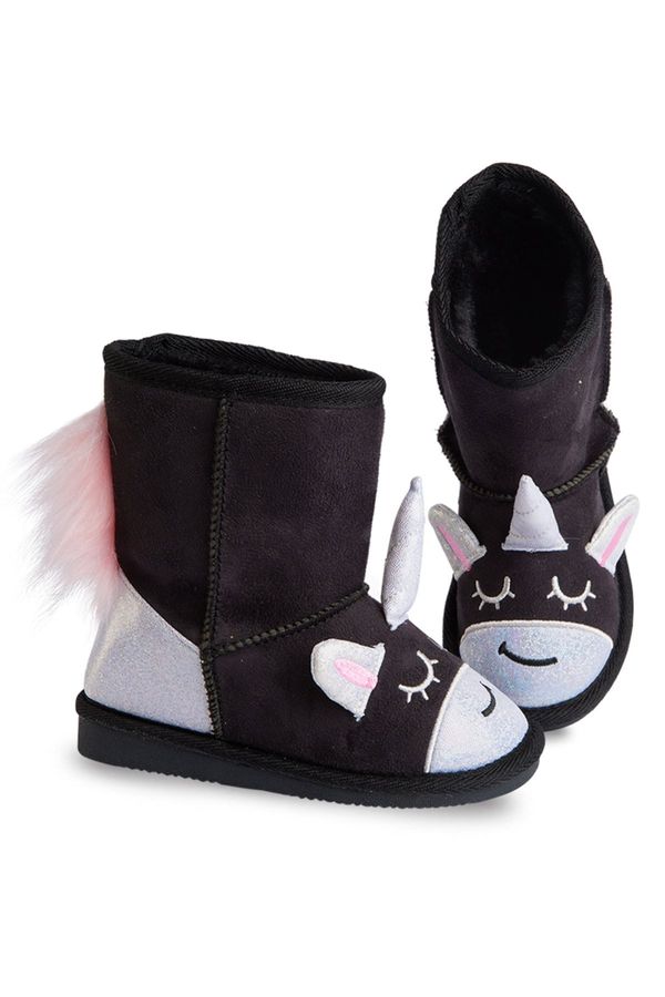 Denokids Denokids Black Unicorn Girls' Boots