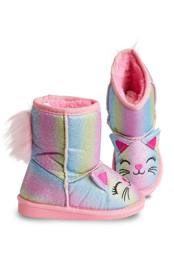 Denokids Denokids Cat-Colored Glittery Girls' Boots