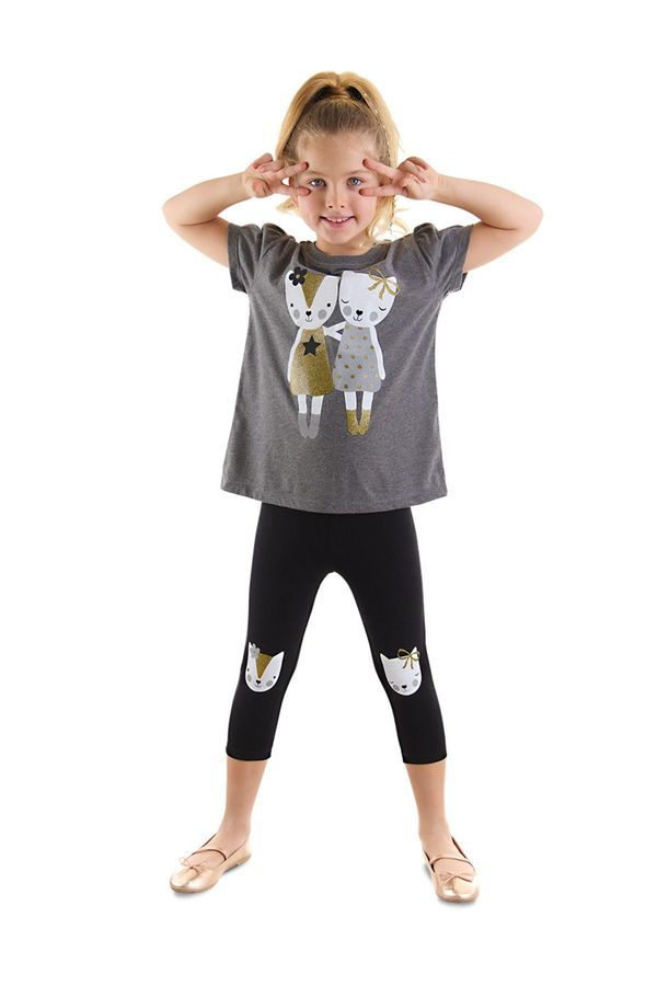 Denokids Denokids Cat Girl Summer T-Shirt Tights Set