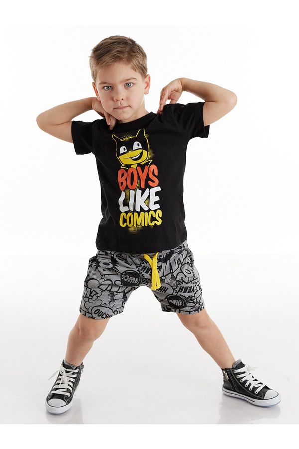 Denokids Denokids Comic Book Boys' T-Shirt-Shorts Set