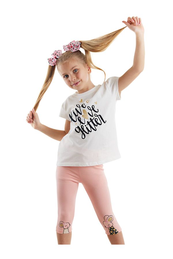Denokids Denokids Cute Mice Girls Kids T-shirt Leggings Suit