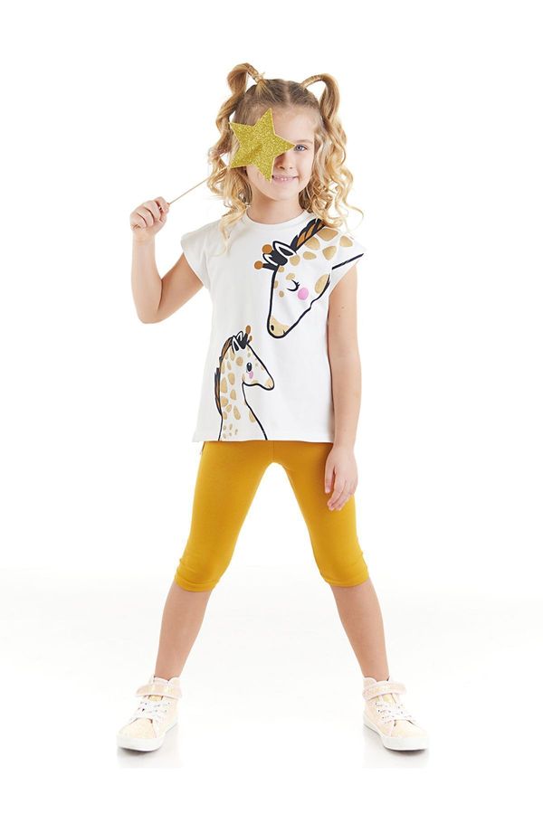 Denokids Denokids Giraffe Girls Tunic Tights Set