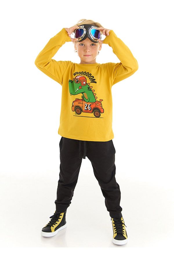 Denokids Denokids Racer Alligator Boys T-shirt and Pants Set