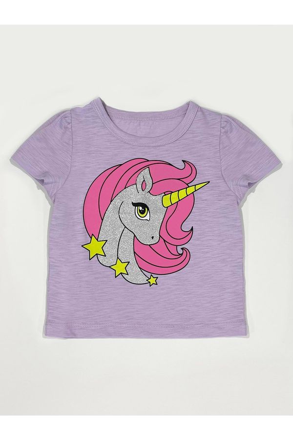 Denokids Denokids Unicorn Lilac Girl's T-shirt