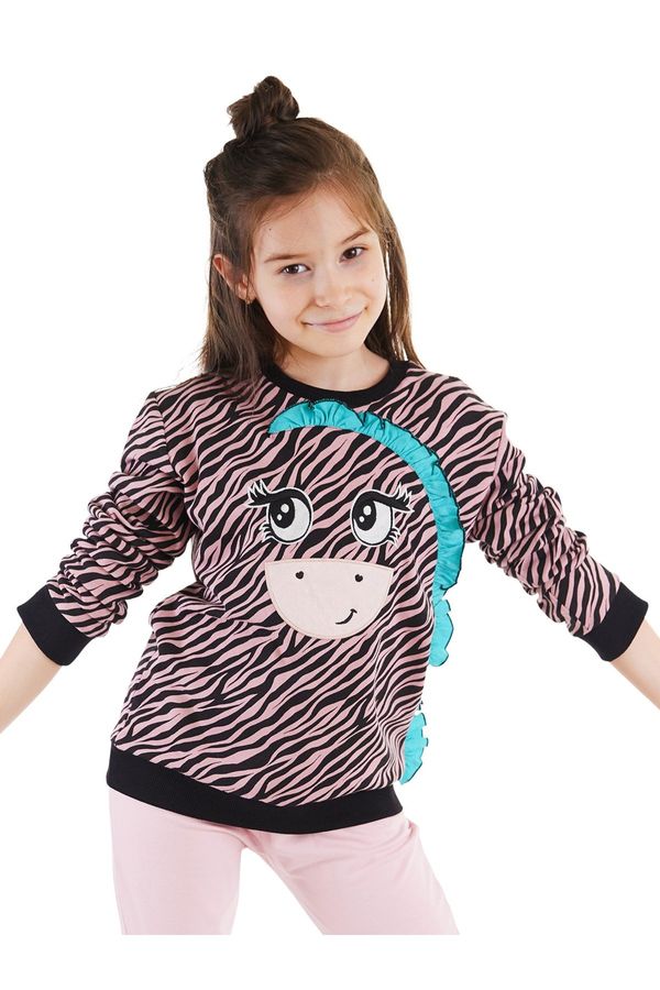 Denokids Denokids Zebra Girl's Sweatshirt