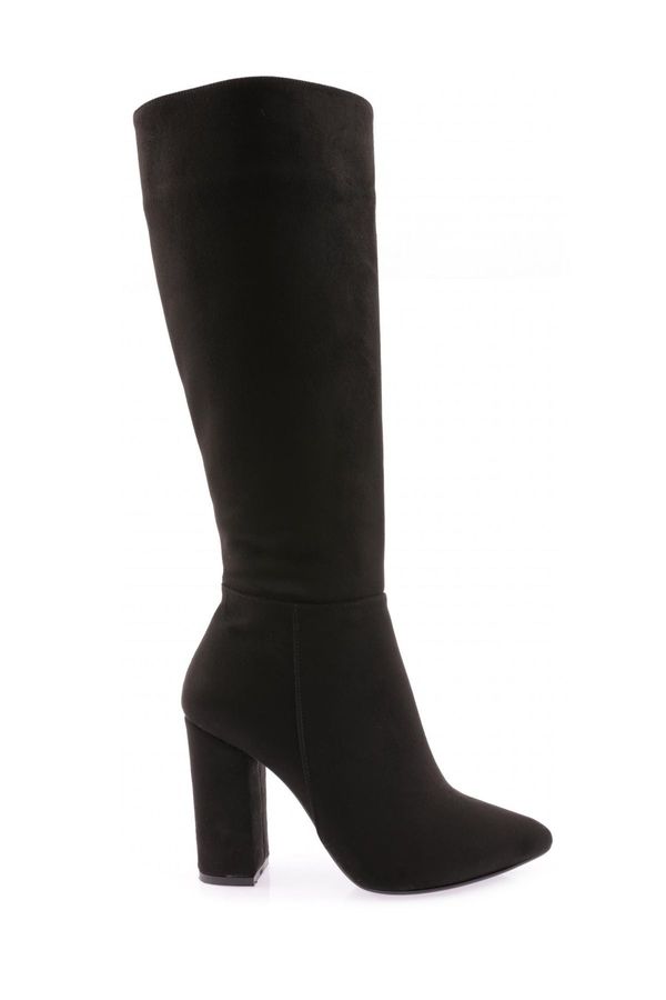 DGN DGN 02 Women's Heeled Boots Black Suede