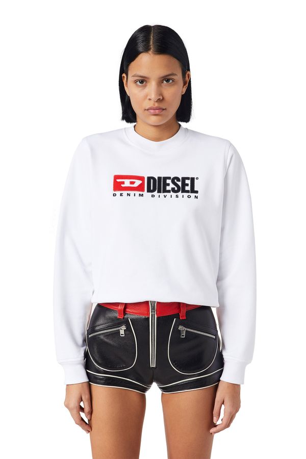 Diesel Diesel Sweatshirt - F-REGGY-DIV SWEAT-SHIRT white