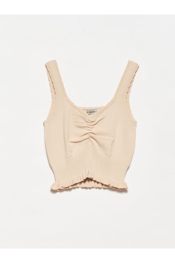 Dilvin Dilvin Camisole - Beige - Slim fit