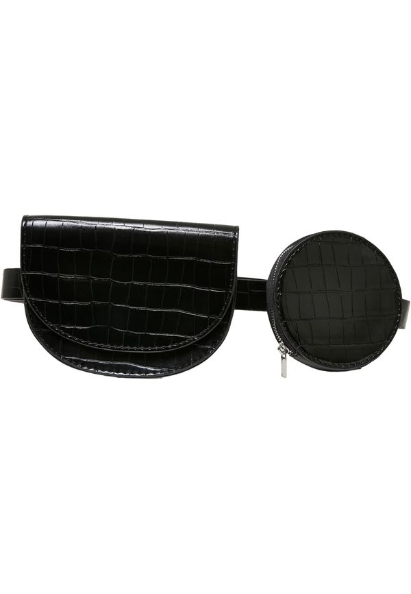 Urban Classics Accessoires Double handbag made of Croco synthetic leather