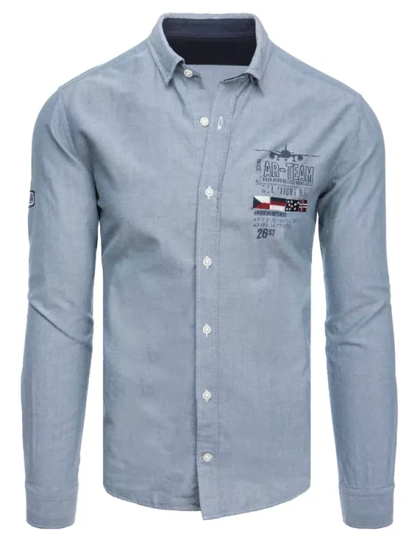 DStreet Dstreet Men's Blue Shirt