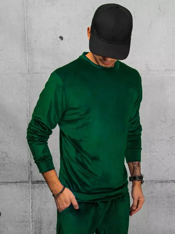 DStreet Dstreet Men's Green Sweatshirt