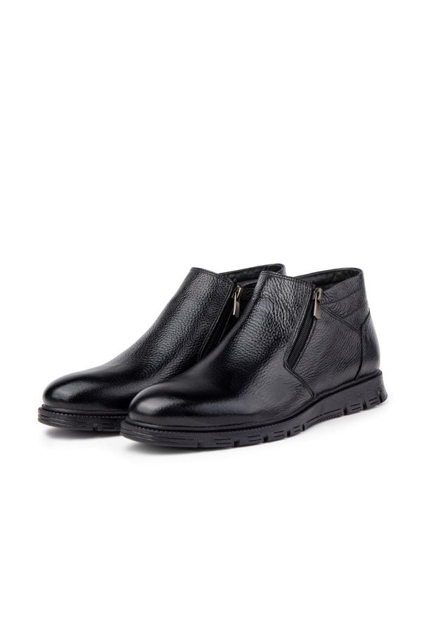 Ducavelli Ducavelli Moyna Genuine Leather Rubber Sole Men's Fur Lined Boots, Fur Inside Boots