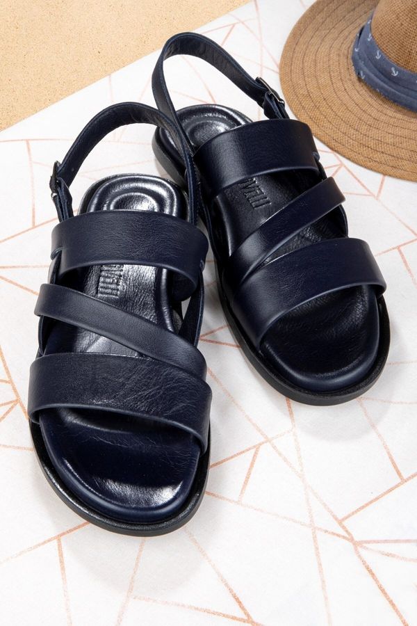 Ducavelli Ducavelli Roma Genuine Leather Men's Sandals, Genuine Leather Sandals, Orthopedic Sole Sandals, Light Leather