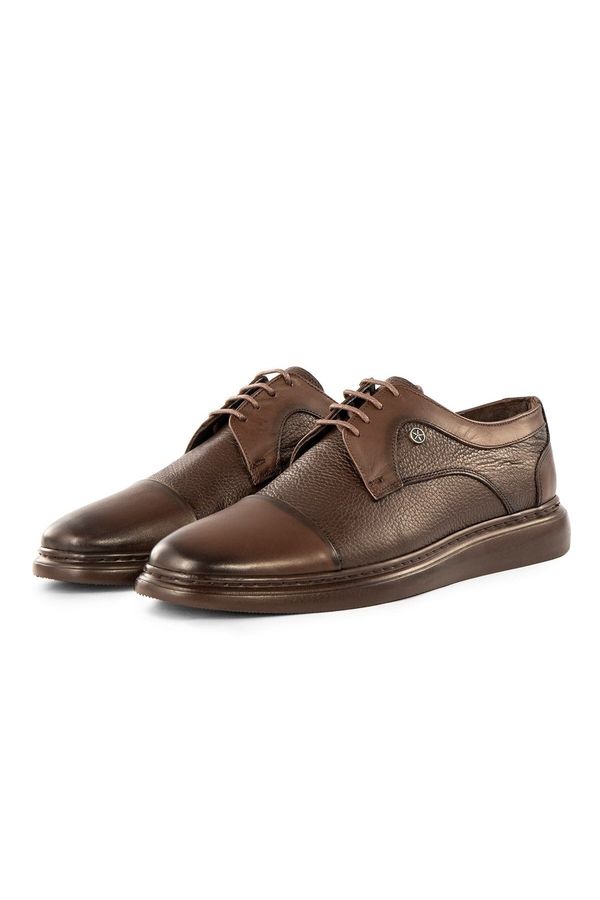 Ducavelli Ducavelli Stern Genuine Leather Men's Casual Classic Shoes, Genuine Leather Classic Shoes, Derby Classic.